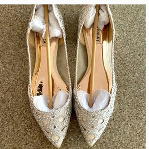 Badgley Mischka Gigi Crystal flats